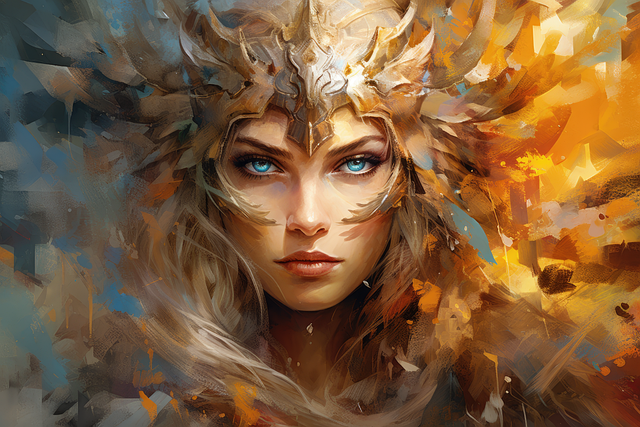 Freyja, Goddess from Norse Mythology.